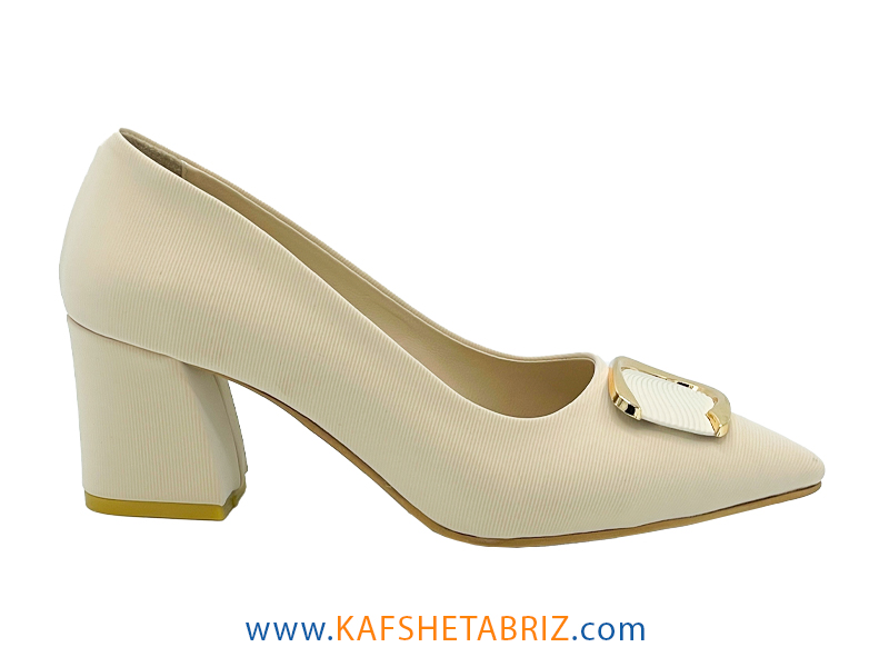 کفش مجلسی زنانه مدل آیینه رزگلد سنگی کبریتی