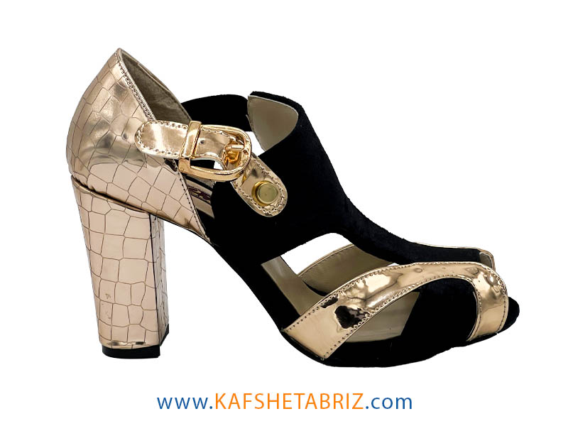 کفش مجلسی زنانه مدل سوئیت طلایی براق