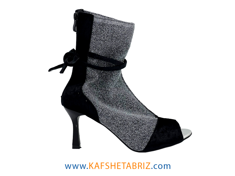 کفش مجلسی زنانه مدل ساق بلند لمه