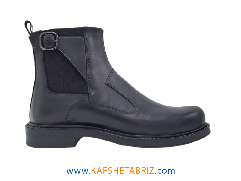 بوت چرم مردانه مدل ساق بلند ناپا